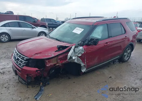 2017 Ford Explorer Xlt from USA, damaged, VIN 1FM5K8D80HGC30537